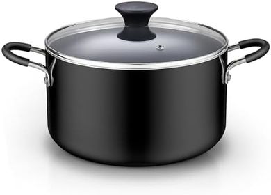 Cook N Home 6-Qt Nonstick Stockpot with Glass Lid
