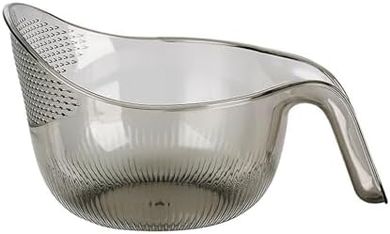 Black Rice Washing Bowl with Handle
