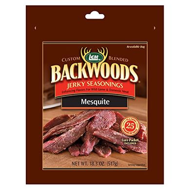 Backwoods Mesquite Jerky Seasoning: 25lb, Pre-Measured Cure Included
