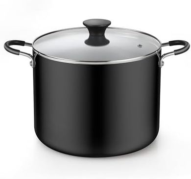 Cook N Home 10.5-Qt Nonstick Stockpot with Glass Lid
