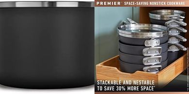 Calphalon Premier Space-Saving 12-Quart Nonstick Stockpot
