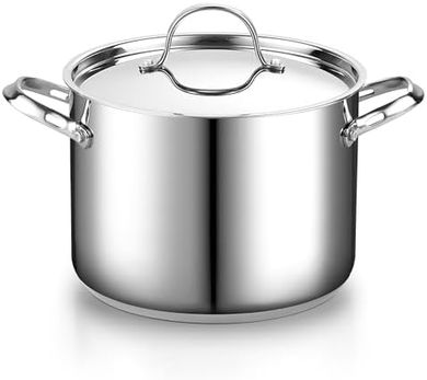 Cooks Standard 8-Quart Stainless Steel Stockpot with Lid
