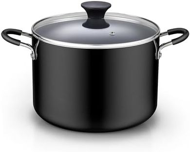 Cook N Home 8-Qt Nonstick Stockpot with Glass Lid
