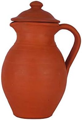 Terracotta Water Pitcher with Cork (1.5 qt)
